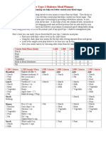 Type 2 Diabetes Meal Planner