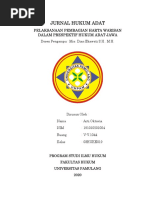 TUGAS JURNAL HUKUM ADAT - ACTI OKTAVIA - PELAKSANAAN PEMBAGIAN HARTA WARISAN DALAM PRESPEKTIF HUKUM ADAT JAWA