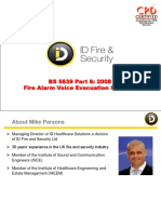 BS 5839 Part 8: 2008 Fire Alarm Voice Evacuation Systems