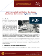 Reseau Routier Cameroun