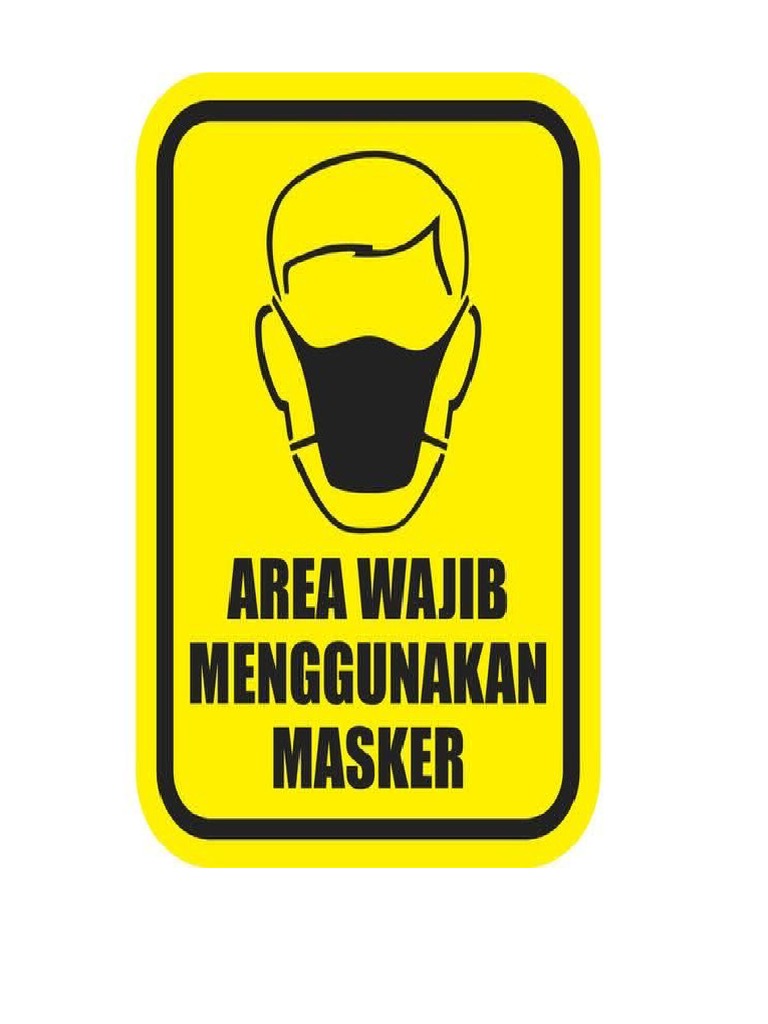Area Wajib Menggunakan Masker | PDF