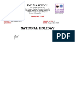National Holiday: FMC Ma School