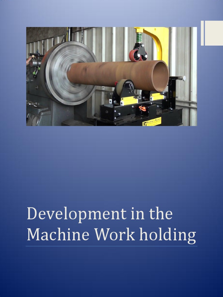 Machine Work Holding Device PDF Machining Machines