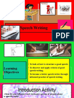 Speech Writing Presentation 
