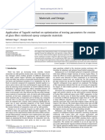 Application of Taguchi Method on Optimization of Testing Param 2013 Material