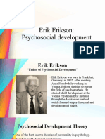 Erikson's Psychosocial Development