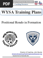 WYSA Training Plans: Positional Rondo in Formation