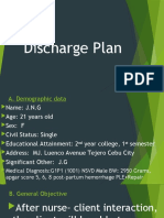 Discharge Plan