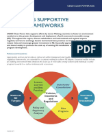 Fostering Supportive Policy Frameworks: Lessons Learned and Best Practices Stakeholder Consultations