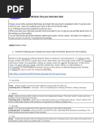 Delta Module One Pre Interview Task: Itimoduleonepreinterviewtaskjeremyharmer