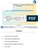 4.baseband Pulse Transmission II