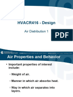 HVACR416 - Design: Air Distribution 1