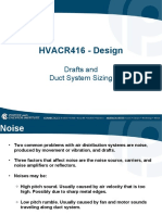 HVACR416 - Designing Quiet HVAC Systems with Proper Duct Sizing