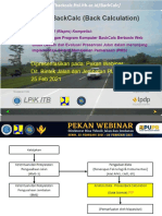 20 Presentasi Pekan Webinar Backcalculation