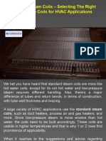 Standard Steam Coils - Selecting The Right Single-Tube Coils For HVAC Applications