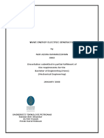 Wave Energy Electric Generator