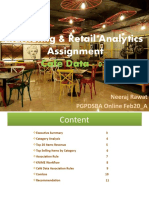 Marketing & Retail Analytics Assignment: Cafe Data - 02