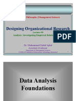 Lecture 09 Analysis - Investigating Empirical Relationships - I