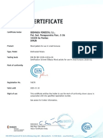 Certificado Dinplus