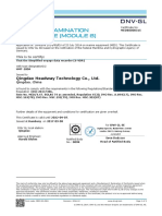 Ec-Type Examination Certificate (Module B) : Qingdao Headway Technology Co., LTD