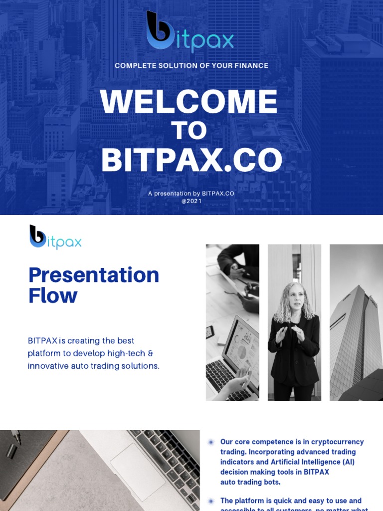 Bitpax Co Complete Solution of Your Finance PDF