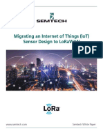 Migrating An Internet of Things (Iot) Sensor Design To Lorawan