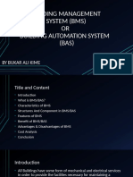 Building Management System (BMS) OR Building Automation System (BAS)