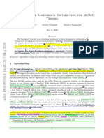 An N-Dimensional Rosenbrock Distribution For MCMC Testing: Filippo Pagani Martin Wiegand Saralees Nadarajah May 8, 2020