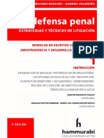 La Defensa Penal 1. Instruccion. 2019. Rusconi. Palmeiro