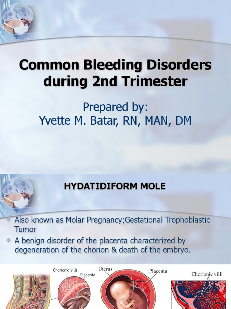 Lesson3 Bleeding DisordersHmole & Cervix PDF Women