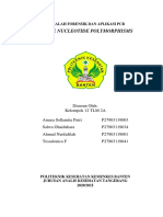 Single Nucleotide Polymorphisms: Makalah Forensik Dan Aplikasi PCR