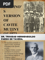 Filipino' S OF Cavite Mutiny OF 1872