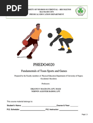 PHED04020- MODULE 1-VOLLEYBALL