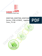 SIM7100 SIM7500 SIM7600 Series USB AUDIO Application Note V1.03