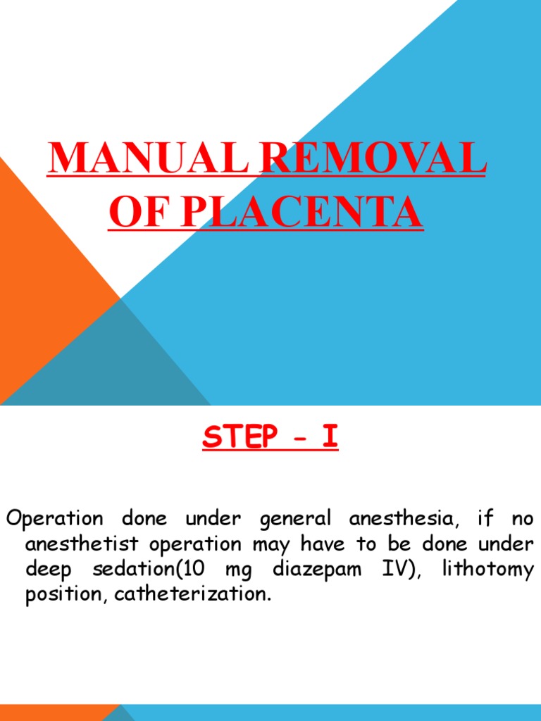 Manual Removal of Placenta PDF