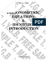 Trigonometric Equations & Identities: Created by T. Madas