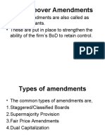 Anti-Takeover Amendments Explained