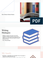 Writing Strategies: Miss Paloma Meriño Merino