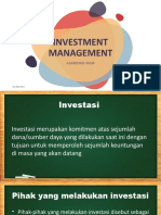 INVESTASI MANAJEMEN