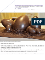 Trucos Para Hacer Un Huevo de Pascua Casero, Incluido El Templado Del Chocolate