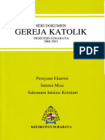 Seri Dokumen Gereja Katolik Perayaan Ekaristi - Intensi Misa - Sakramen Inisiasi Kris