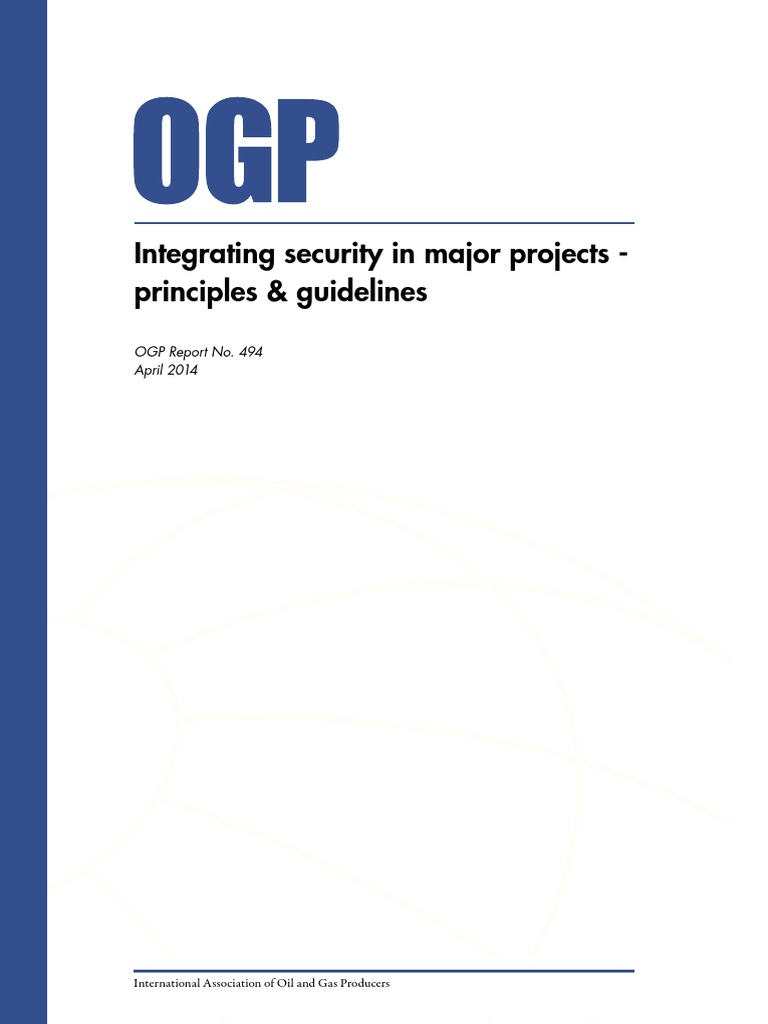 Integrating Security in Major Projects - Principles and Guidelines ...