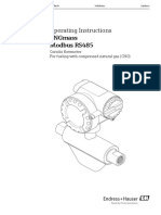 Operating Instructions Cngmass Modbus Rs485: Coriolis Flowmeter For Fueling With Compressed Natural Gas (CNG)