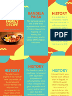 MY Favorite Colombian Family Recipe: Bandeja Paisa History