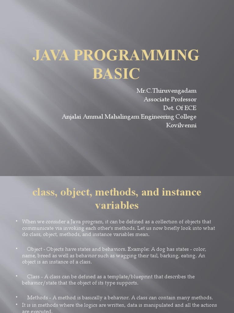 Java Commands | PDF | Method (Computer Programming) | Class (Computer ...