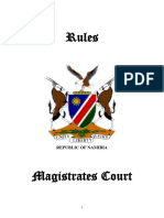 Magistrates' Courts Regulations