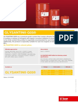 Glysantin G05 Folder, PDF, Wheeled Vehicles