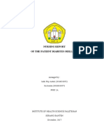 NURSING REPORT OF THE PATIENT DIABETeS MELLITUS