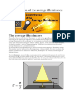 Determination of The Average Illuminance