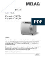 Euroklav 29 Vs User Manual